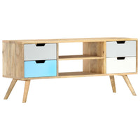 Thumbnail for TV-Schrank 110×35×48 cm Massivholz Mango