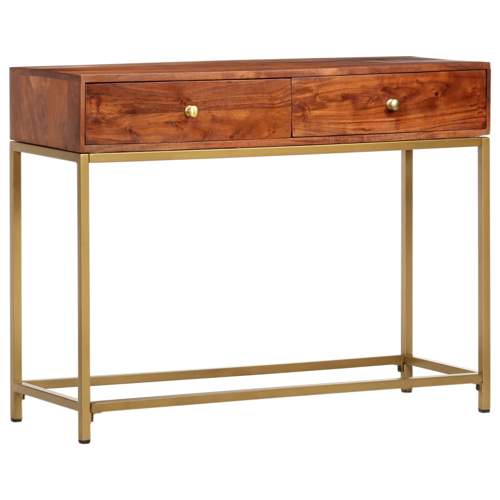 Konsolentisch 100×35×76 cm Massivholz Akazie
