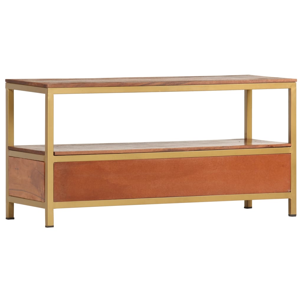 Sideboard 90 x 30 x 45 cm Massivholz Akazie