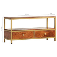 Thumbnail for Sideboard 90 x 30 x 45 cm Massivholz Akazie
