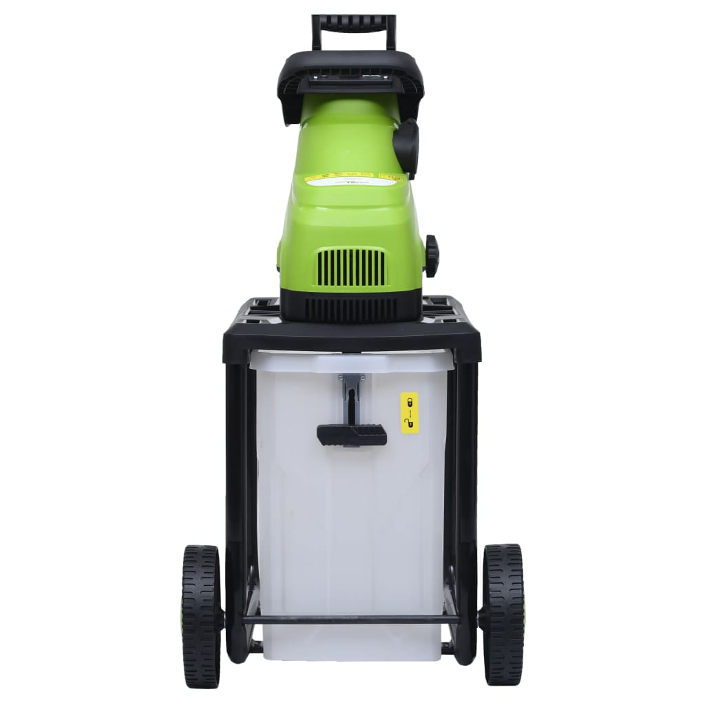 Elektrischer Gartenhäcksler mit Auffangbox 2800 W