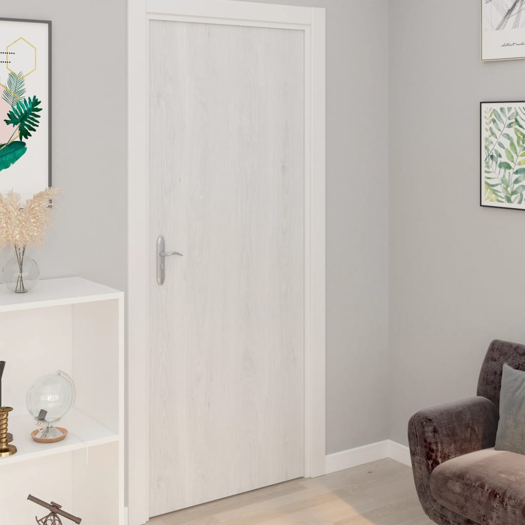 Selbstklebende Möbelfolie Weißes Holz 500 x 90 cm PVC