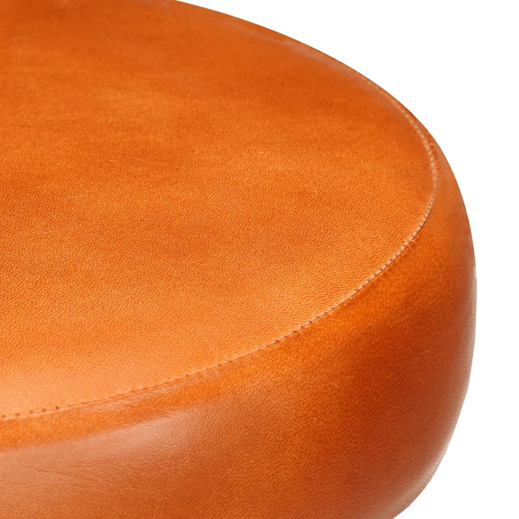 Barhocker 2 Stk. Echtleder
