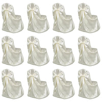 Thumbnail for Stuhlhussen für Hochzeit Bankett 12 Stk. Creme