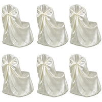 Thumbnail for Stuhlhussen für Hochzeit Bankett 12 Stk. Creme