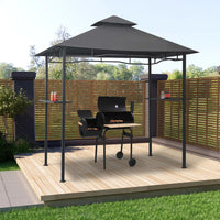 Thumbnail for BBQ-Pavillon 240x150x255 cm Anthrazit Stahl