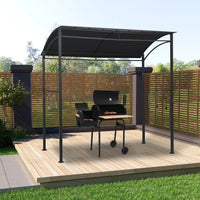Thumbnail for BBQ-Pavillon 215x150x220 cm Anthrazit Stahl