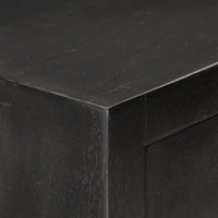 Thumbnail for Schubladenschrank Schwarz Golden 45x30x105cm Mangoholz