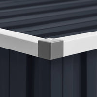 Thumbnail for Gerätehaus Anthrazit 195x198x159 cm Verzinkter Stahl
