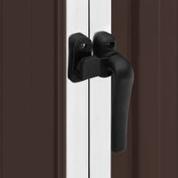 Thumbnail for Gerätehaus Braun 195x198x159 cm Verzinkter Stahl