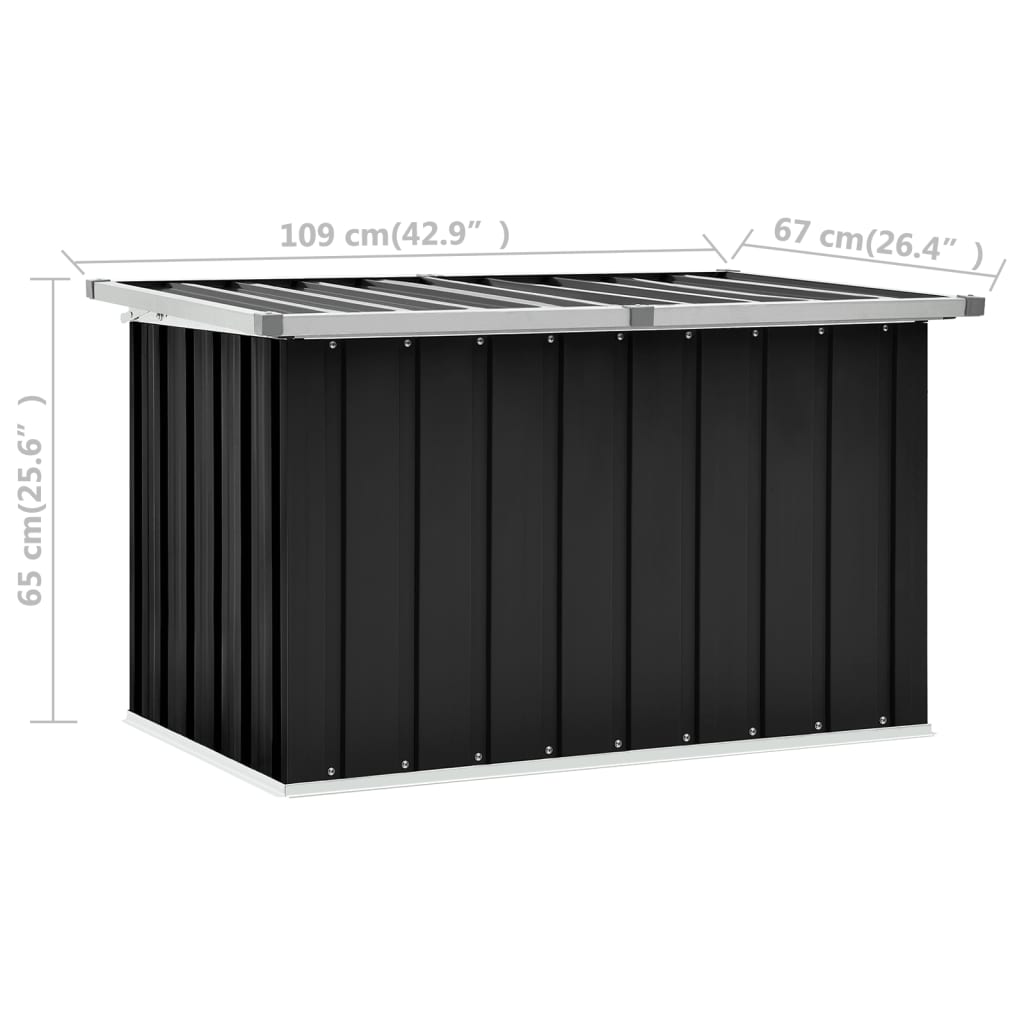 Gartenbox Anthrazit 109 x 67 x 65 cm
