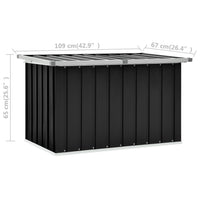 Thumbnail for Gartenbox Anthrazit 109 x 67 x 65 cm