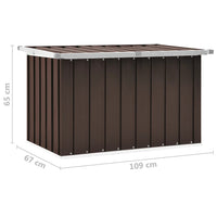 Thumbnail for Gartenbox Braun 109 x 67 x 65 cm