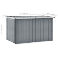 Thumbnail for Gartenbox Grau 149 x 99 x 93 cm