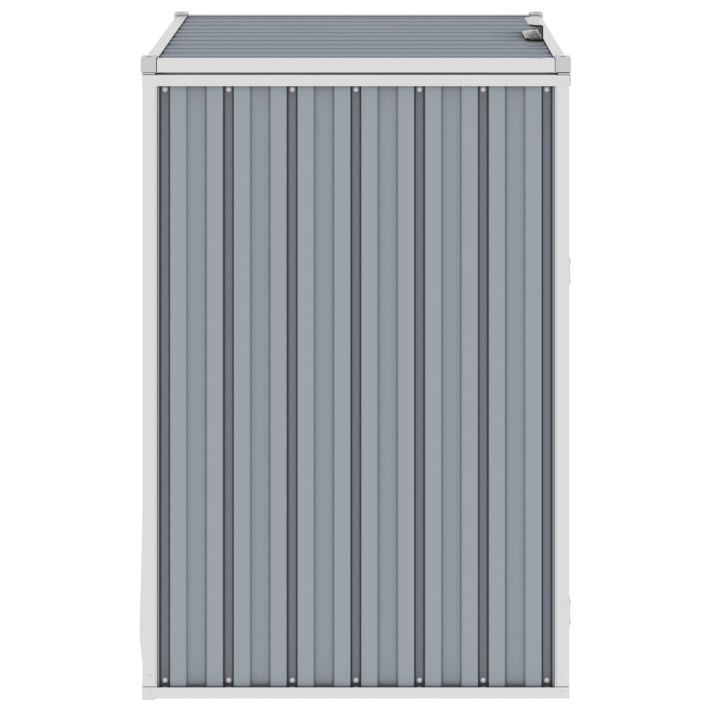 Mülltonnenbox Grau 72×81×121 cm Stahl