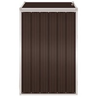 Thumbnail for Mülltonnenbox Braun 72×81×121 cm Stahl