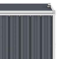 Thumbnail for Mülltonnenbox für 4 Mülltonnen Grau 286×81×121 cm Stahl