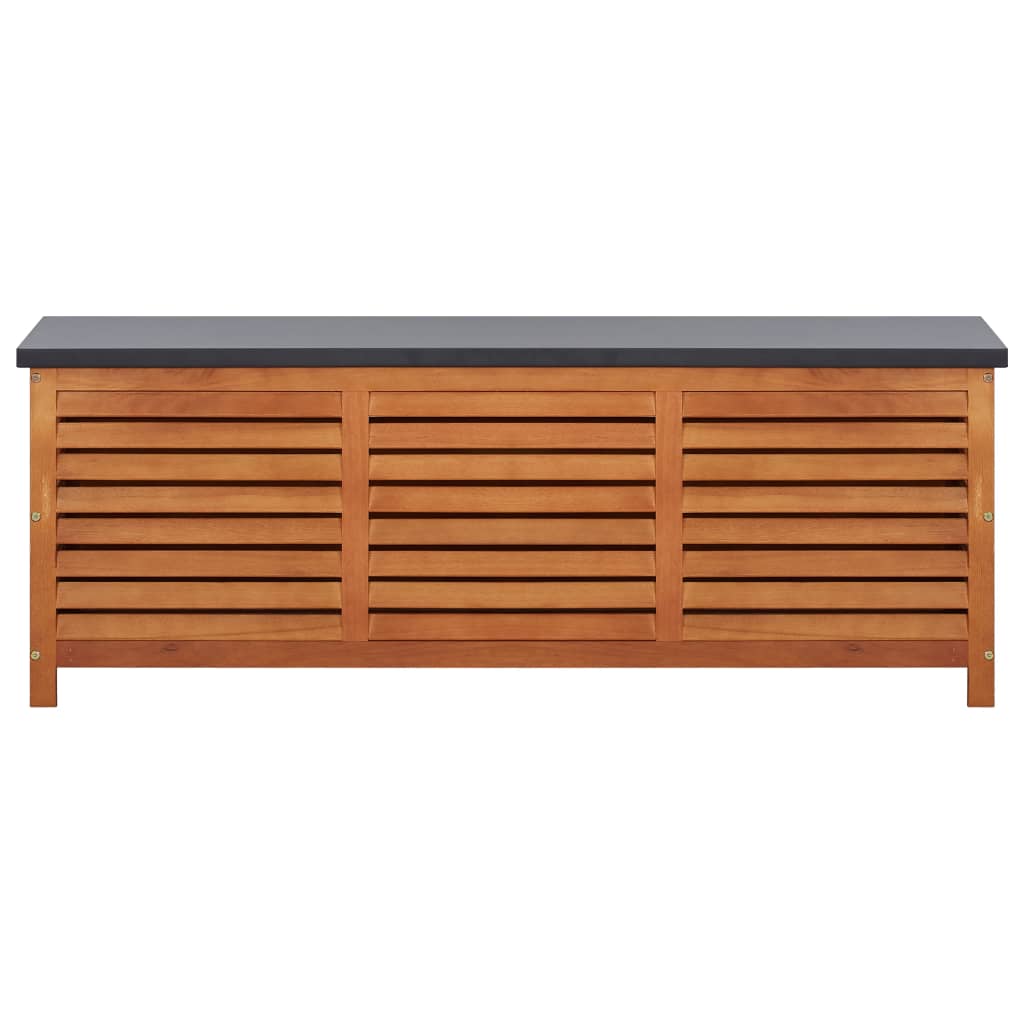 Gartenbox 150x50x55 cm Eukalyptus Massivholz