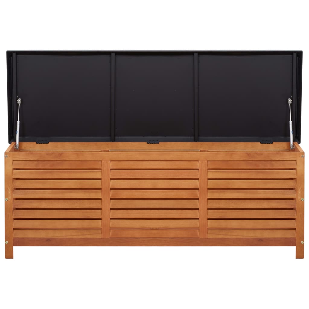 Gartenbox 150x50x55 cm Eukalyptus Massivholz