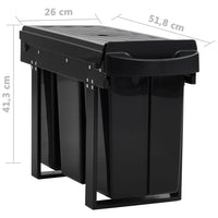 Thumbnail for Abfallbehälter für Küchenschrank Ausziehbar Soft-Close 36 L