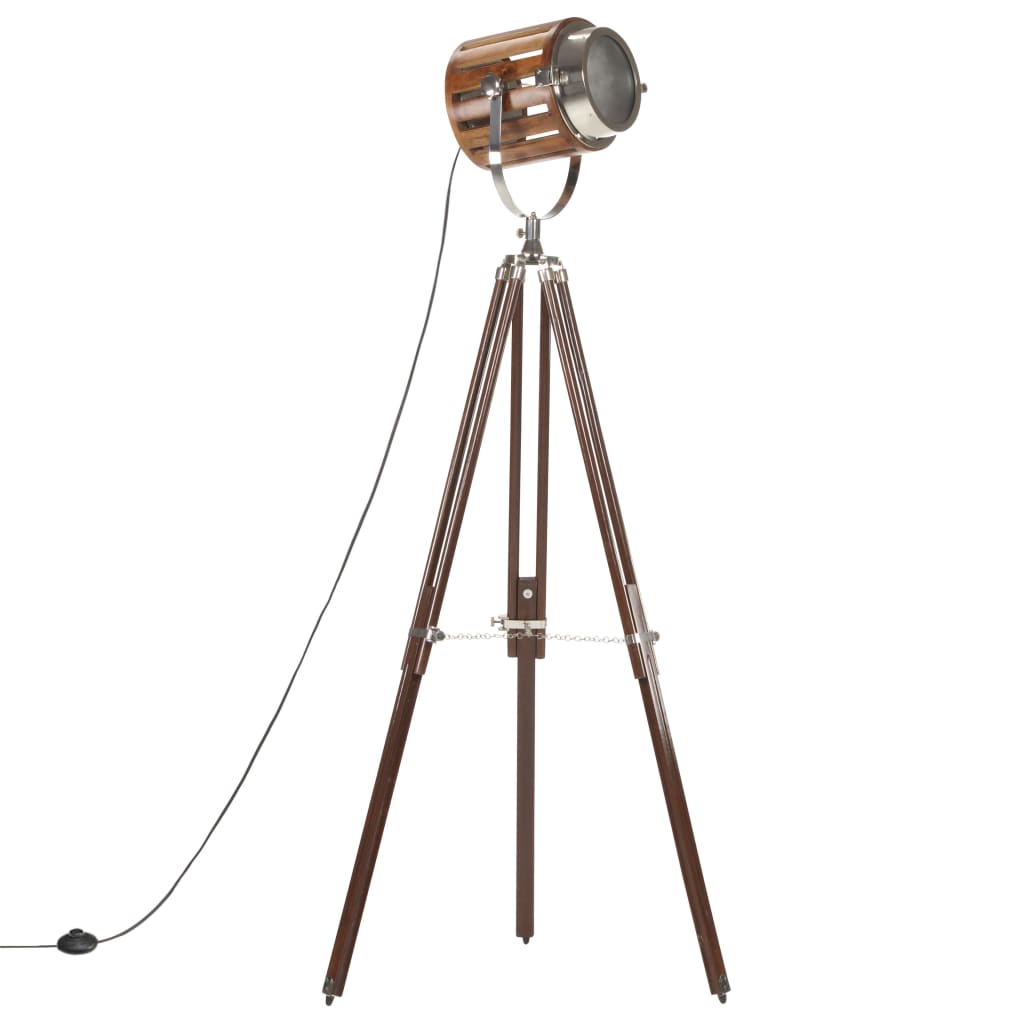 Stativlampe Massivholz Mango 186 cm