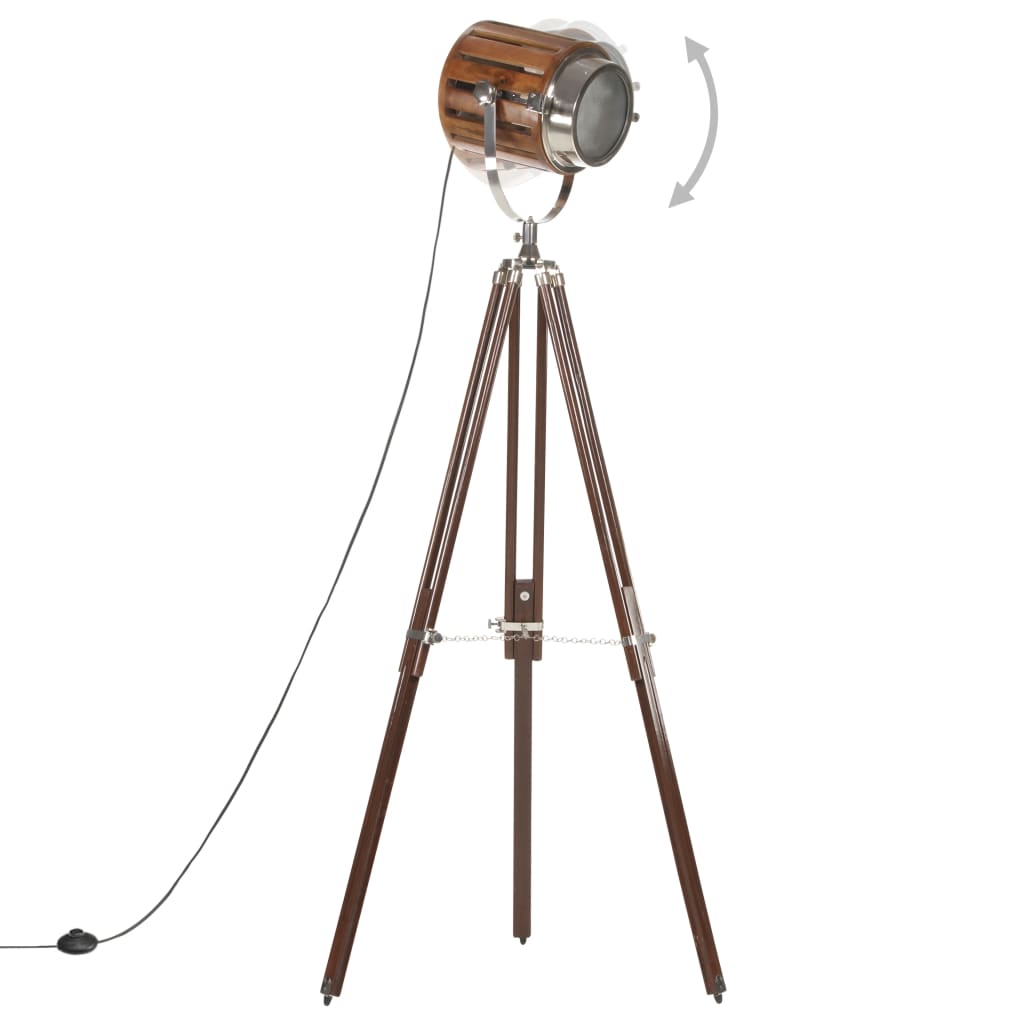 Stativlampe Massivholz Mango 186 cm