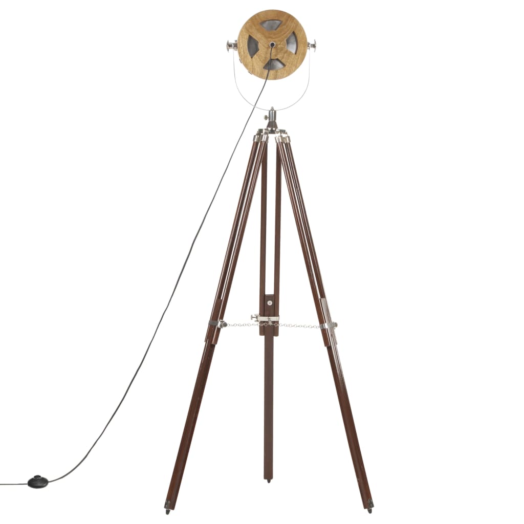 Stativlampe Massivholz Mango 186 cm