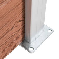 Thumbnail for Gartenzaun WPC 180×105 cm Braun