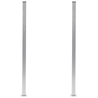 Thumbnail for Zaunpfosten 2 Stk. Aluminium 185 cm