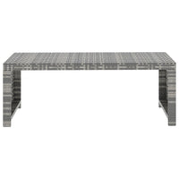 Thumbnail for 5-tlg. Garten-Lounge-Set mit Auflagen Poly Rattan Grau