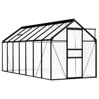 Thumbnail for Gewächshaus Anthrazit Aluminium 8,17 m²