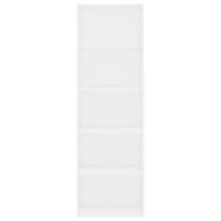 Thumbnail for Bücherregal 5 Fächer Weiß 60x30x189 cm Holzwerkstoff