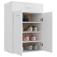 Thumbnail for Schuhschrank Weiß 60×35×84 cm Holzwerkstoff