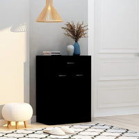 Thumbnail for Schuhschrank Schwarz 60x35x84 cm Holzwerkstoff