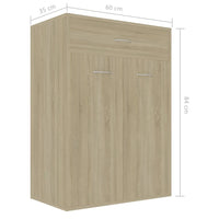 Thumbnail for Schuhschrank Sonoma-Eiche 60x35x84 cm Holzwerkstoff