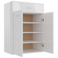 Thumbnail for Schuhschrank Hochglanz-Weiß 60x35x84 cm Holzwerkstoff