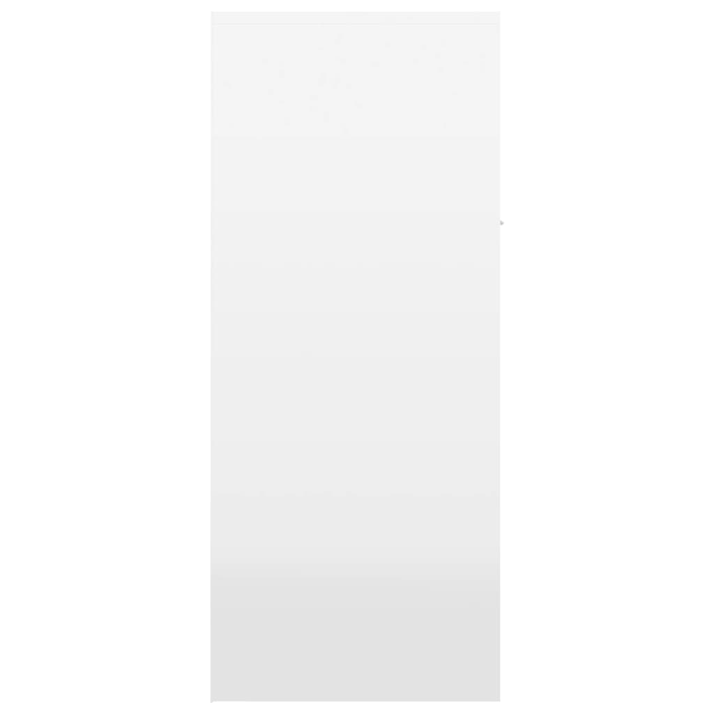 Schuhschrank Hochglanz-Weiß 60x35x84 cm Holzwerkstoff