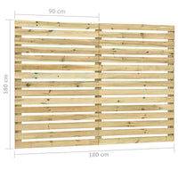 Thumbnail for Gartenzaun-Element Imprägniertes Kiefernholz 180x180 cm
