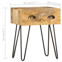 Thumbnail for Nachttisch 40 x 30 x 50 cm Mango Massivholz