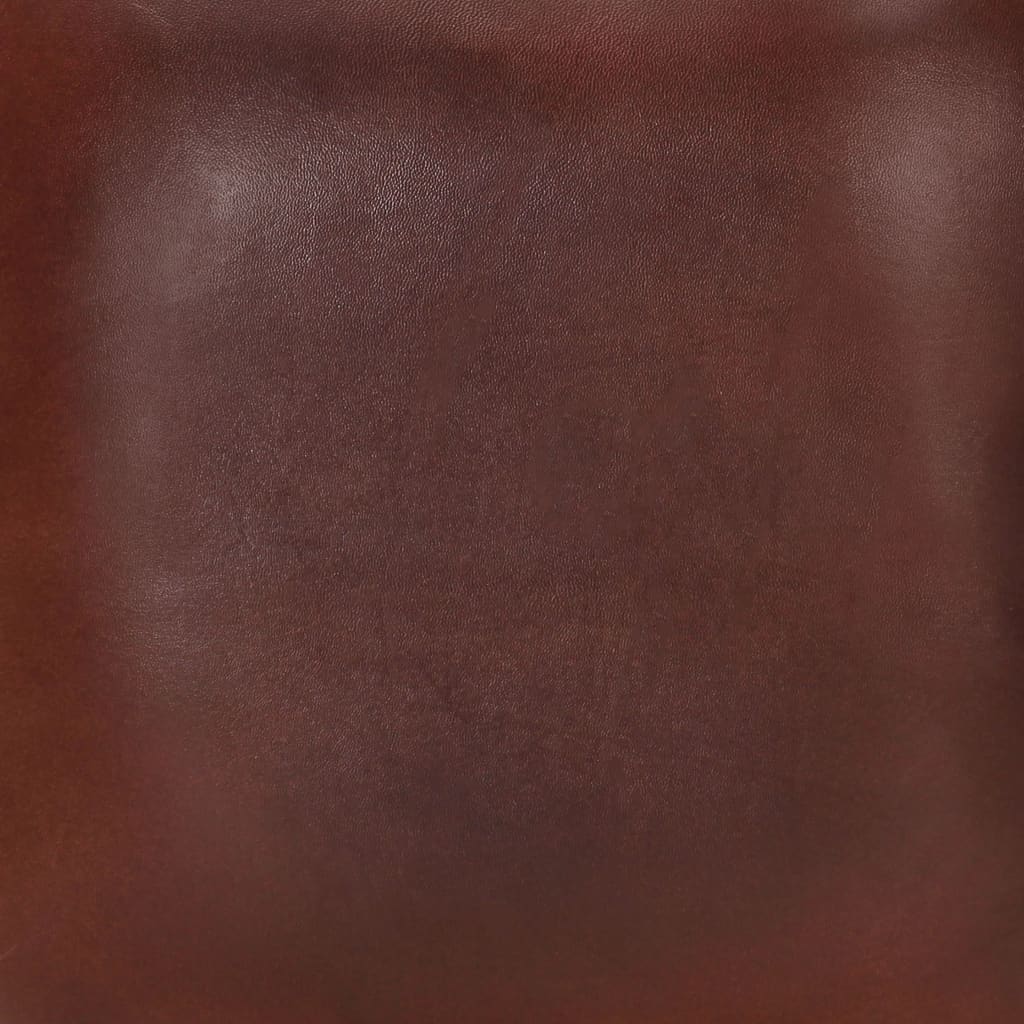 Barhocker 4 Stk. Schwarz Echtleder