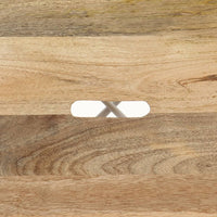 Thumbnail for Barhocker 2 Stk. Weiß Mango Massivholz