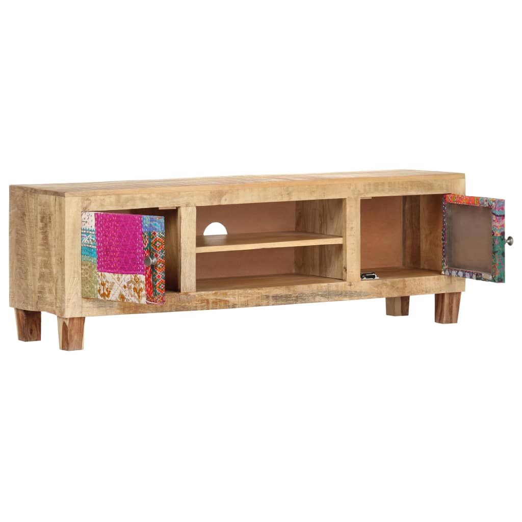 TV-Schrank 120×30×40 cm Massivholz Mango