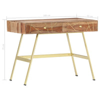 Thumbnail for Schreibtisch mit Schubladen 100×55×75 cm Massivholz Palisander