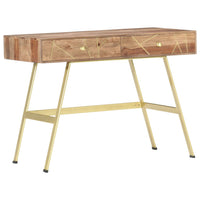 Thumbnail for Schreibtisch mit Schubladen 100×55×75 cm Massivholz Palisander