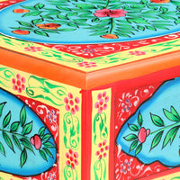 Thumbnail for Konsolentisch Handbemalt 80×35×75 cm Mango Massivholz