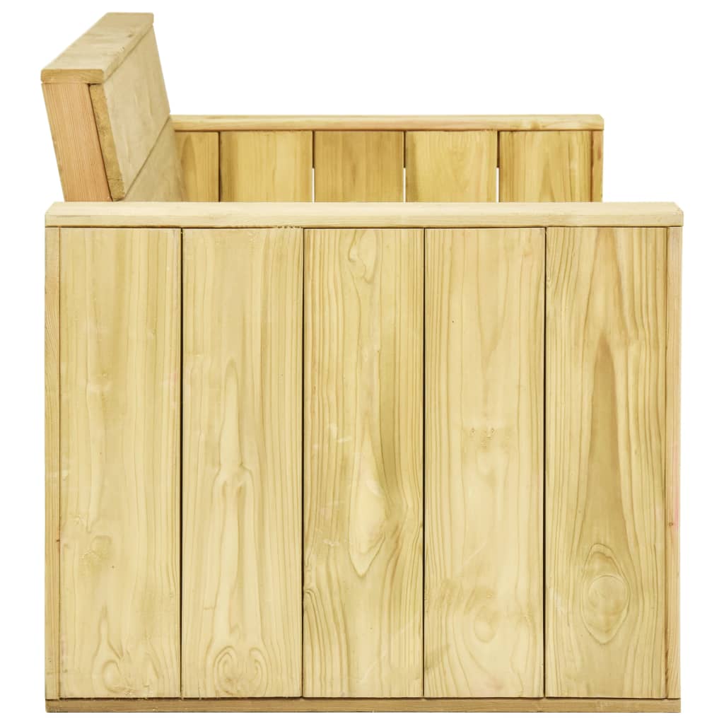 vidaXL Gartenbank 179 cm Imprägniertes Kiefernholz