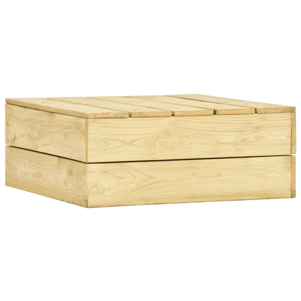 Gartentisch 75×75×31 cm Imprägniertes Kiefernholz