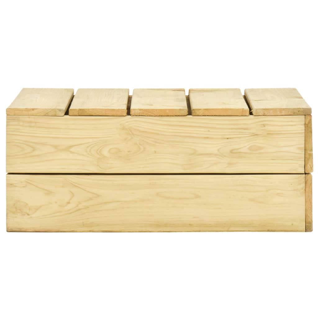 Gartentisch 75×75×31 cm Imprägniertes Kiefernholz