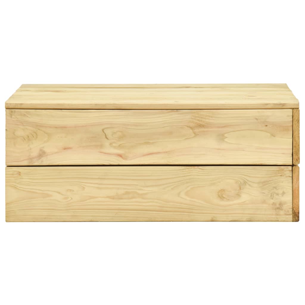Gartentisch 75×75×31 cm Imprägniertes Kiefernholz