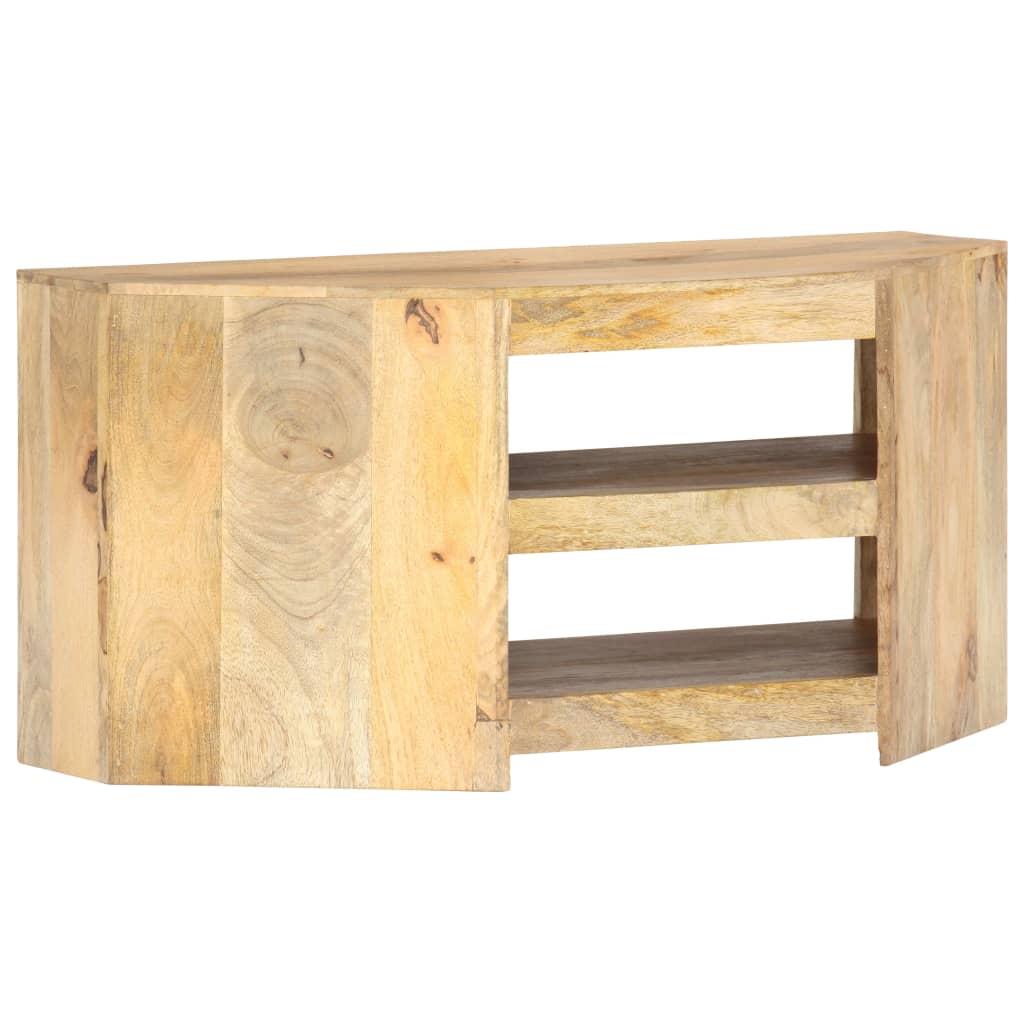 TV-Eckschrank 90 x 45 x 45 cm Massivholz Mango